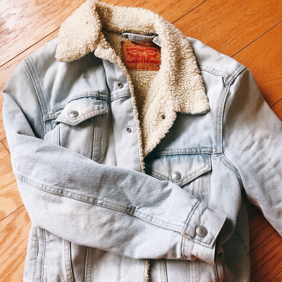 levi sherpa coat